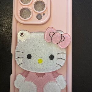 Hello Kitty Pink Glitter Phone Case